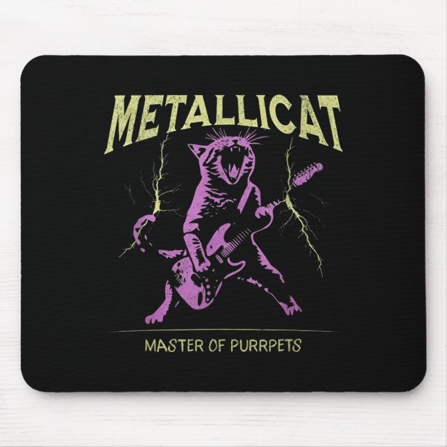 Tapis De Souris Metallicat Master Of Purrpets  (Devant)