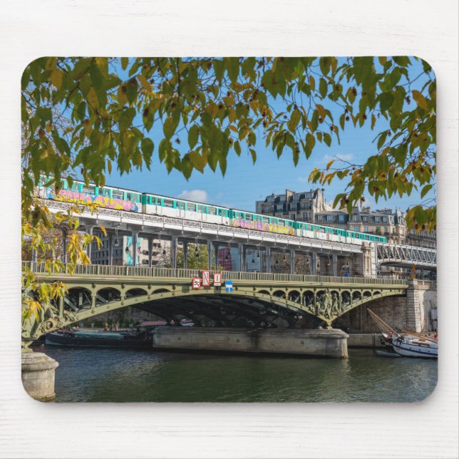 Tapis De Souris Métro du pont Bir-Hakeim - Paris, France (Devant)