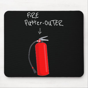 Tapis De Souris Metteur de feu Extincteur de feu extérieur Combatt