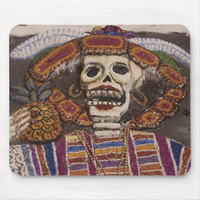 Tapis De Souris Mexique, Oaxaca. Tapisserie de sable (tapete de ar (Devant)