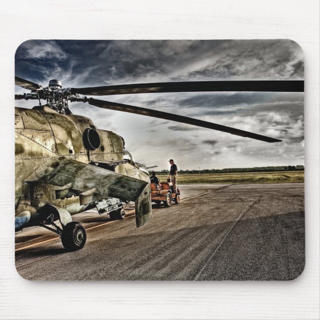 Tapis de souris Mi-24 de derrière (Devant)