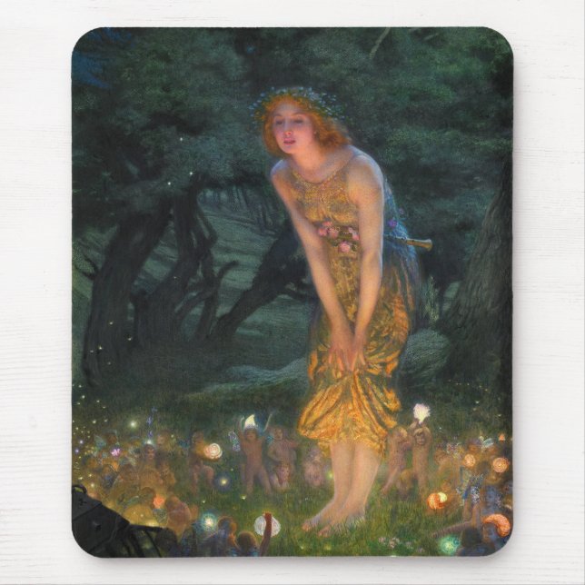 Tapis De Souris Mi-été Eve c. 1908 par Edward Robert Hughes (Devant)