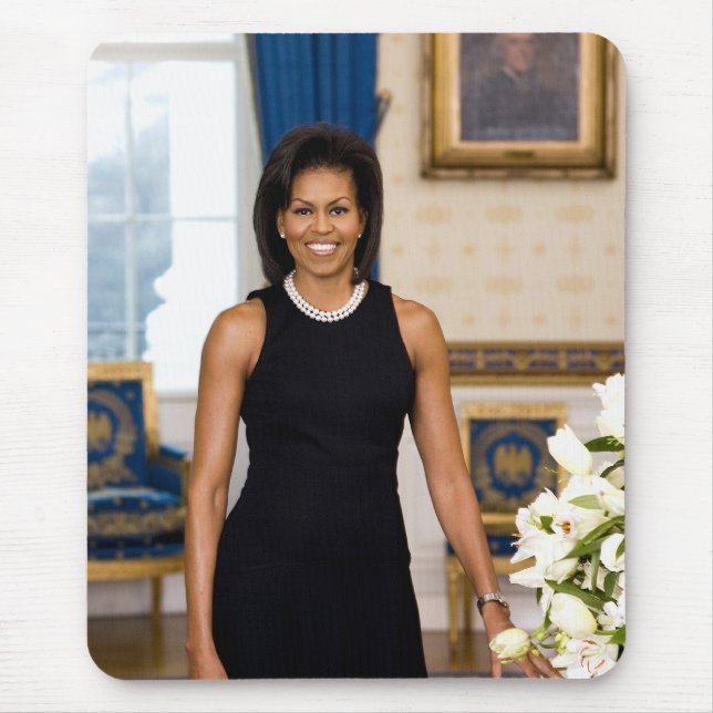 Tapis De Souris Michelle Obama Mousepad (Devant)