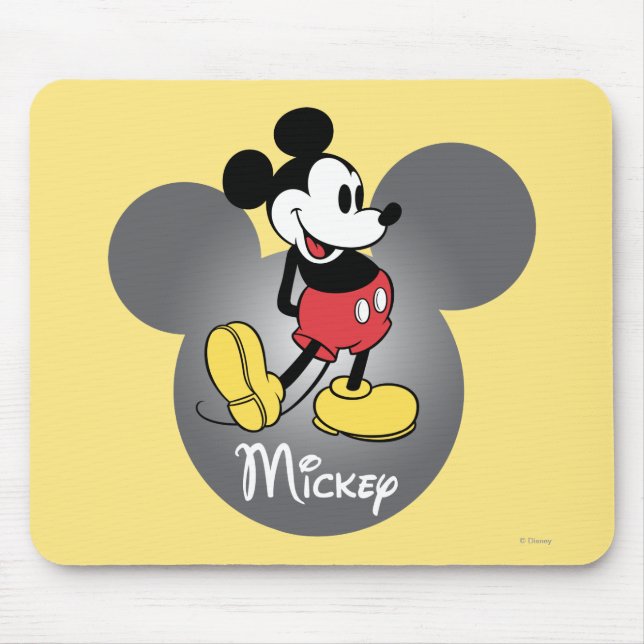 Tapis De Souris Mickey classique | Icône tête (Devant)