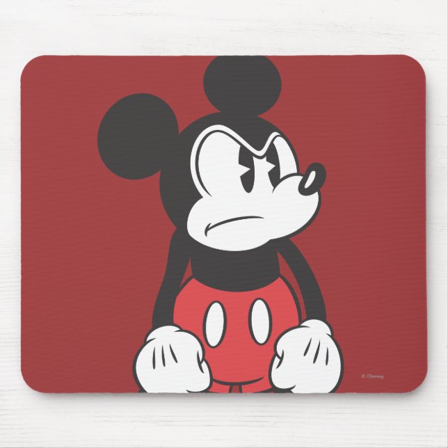 Tapis De Souris Mickey classique | Pose en colère (Devant)