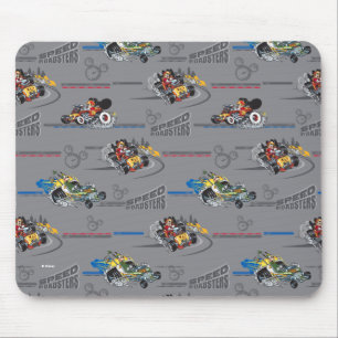 Tapis De Souris Mickey et les Pilotes de bolides