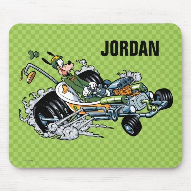 Tapis De Souris Mickey et les Roadster Racers | Goofy (Devant)