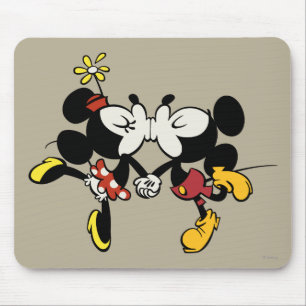 Tapis De Souris Mickey et Minnie Kissing