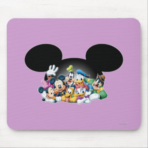 Tapis De Souris Mickey & Friends   Groupe dans Mickey Ears