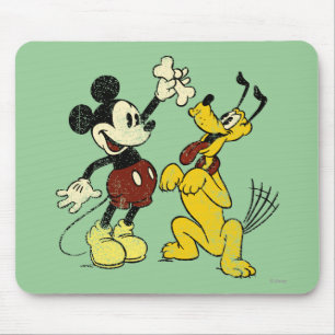 Tapis De Souris Mickey & Friends   Mickey et Pluto Vintage