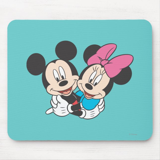 Tapis De Souris Mickey & Minnie | Accrochage (Devant)