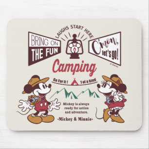 Tapis De Souris Mickey & Minnie Allez, on y va !