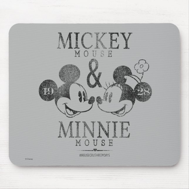 Tapis De Souris Mickey & Minnie | Est. 1928 (Devant)
