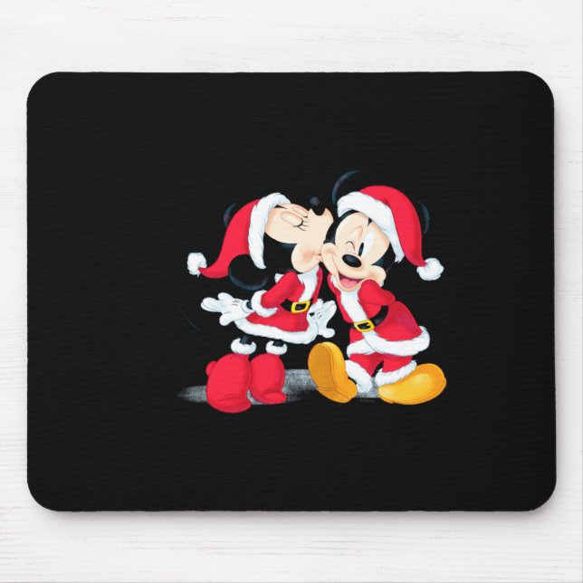 Tapis De Souris Mickey Minnie Jingle Bell Fun  (Devant)