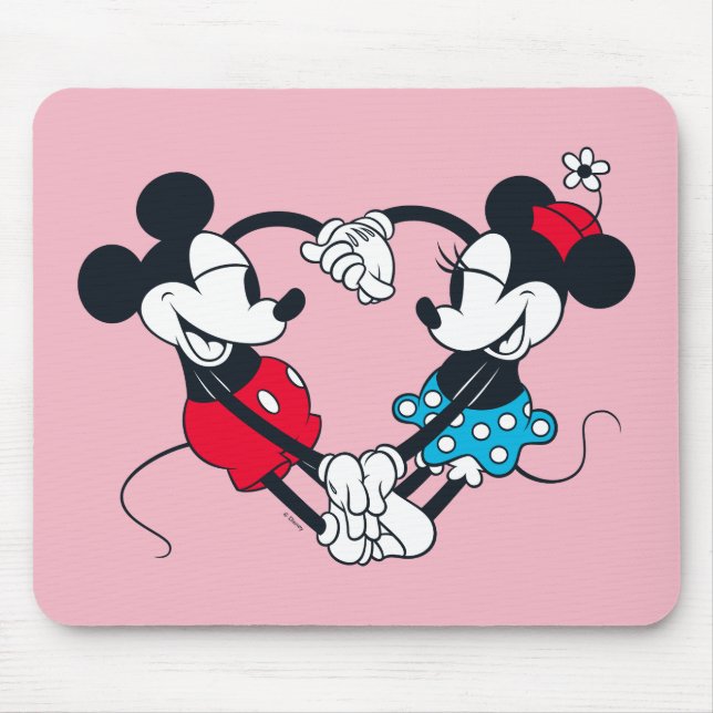 Tapis De Souris Mickey & Minnie | Objectifs de relation (Devant)