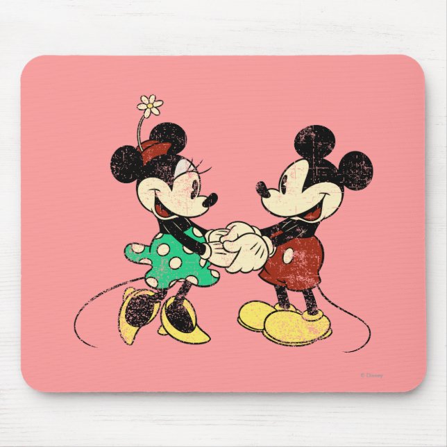 Tapis De Souris Mickey & Minnie | VINTAGE (Devant)