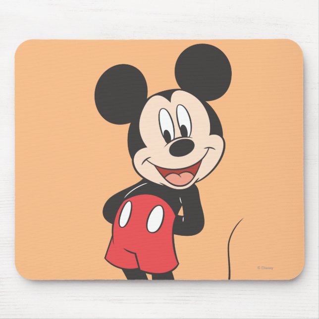 Tapis De Souris Mickey moderne | Mains derrière le dos (Devant)