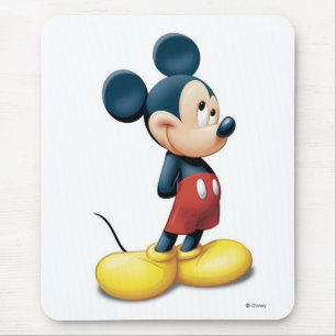 Tapis De Souris Mickey Mouse debout timide