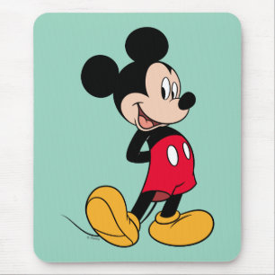 Tapis De Souris Mickey Mouse Mains Derrière Le Dos