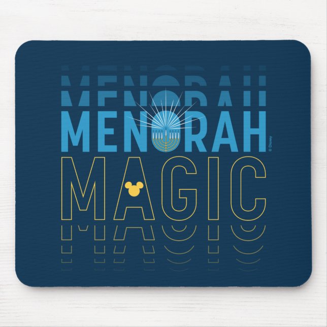 Tapis De Souris Mickey Mouse | Menorah Magic (Devant)