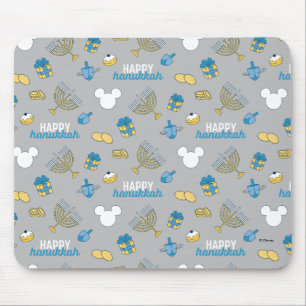Tapis De Souris Mickey Mouse   Modèle Joyeux Hanukkah