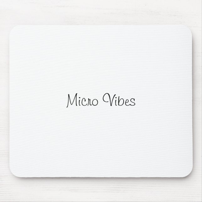 Tapis De Souris Micro pavé de souris blanc (Devant)