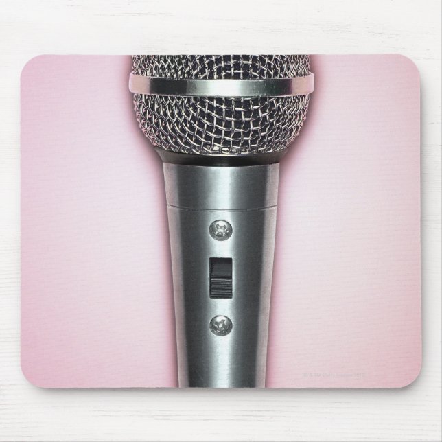 Tapis De Souris Microphone Chrome (Devant)