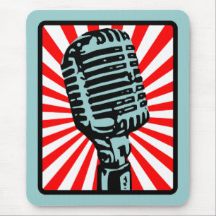 Tapis De Souris Microphone de cru de Shure 55S