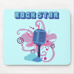 Tapis De Souris Microphone rock Star