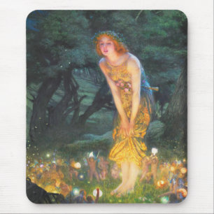 Tapis De Souris Midsummer Eve (1908) par Edward Robert Hughes