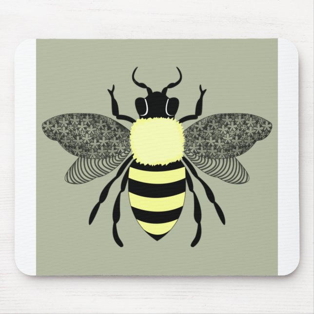Tapis De Souris Miel Bee Design (Devant)