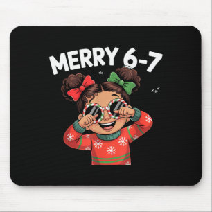Tapis De Souris Mignon 6 7 Six Sept Mème Noël Femmes Hommes Enfant