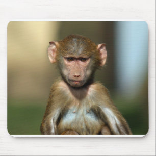 Tapis de souris mignon/Mousepad de babouin de bébé