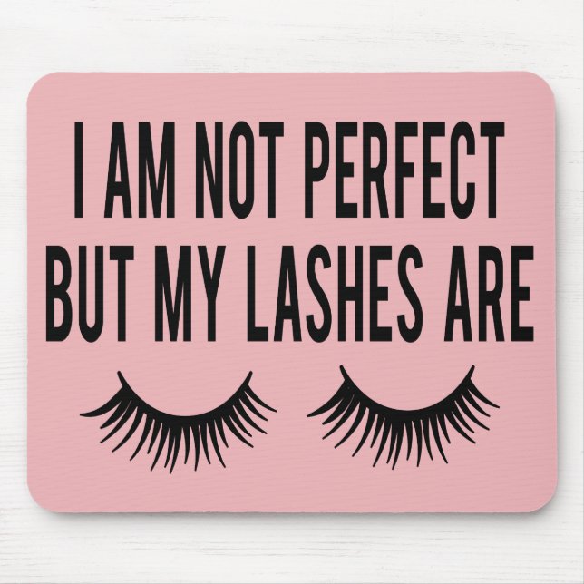 Tapis De Souris Mignonne Cosmetologue Lashes Maquillage Artiste Ca (Devant)