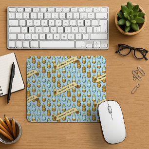 Tapis De Souris Mignonne Ours Au Miel Squeeze Le Jour ! Oeuvre rét