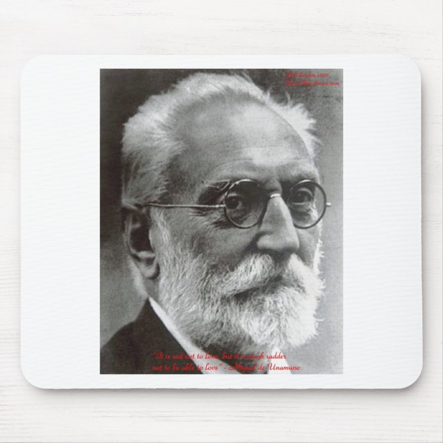 Tapis De Souris Miguel de Unamuno Peut Aimer Citer Cadeaux Et Cart (Devant)