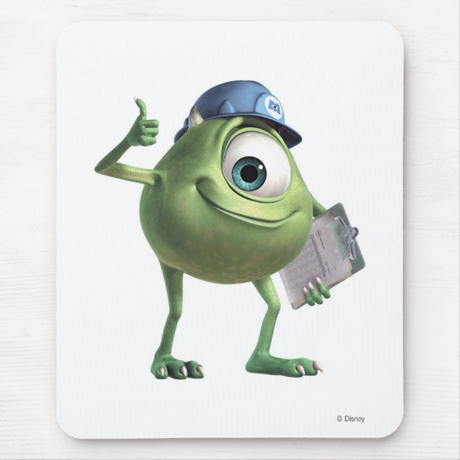 Tapis De Souris Mike de Monsters Inc. avec Porte - bloc (Devant)