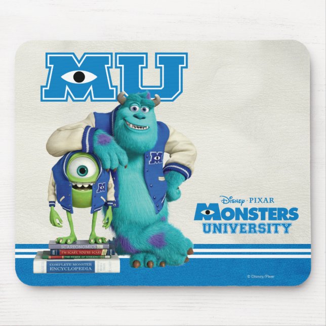 Tapis De Souris Mike et Sulley MU (Devant)