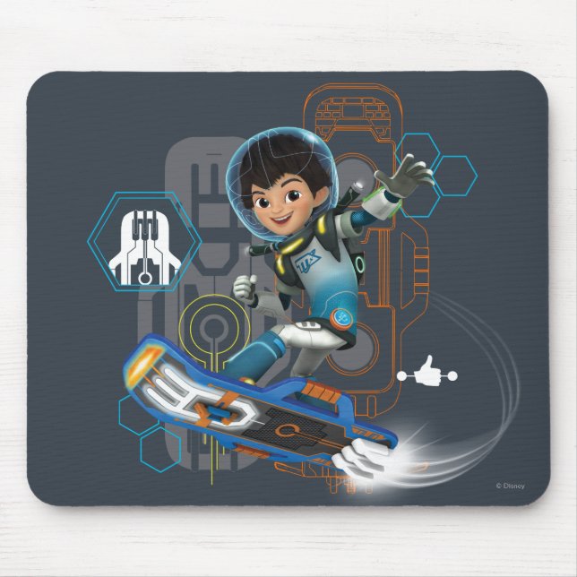 Tapis De Souris Miles Callisto Sur Son Blastboard Graphic (Devant)