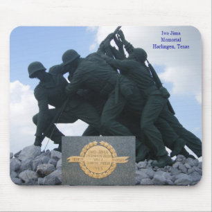 Tapis De Souris Militaire - mémorial d'Iwo Jima