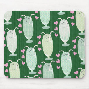 Tapis De Souris Milkshakes Mint Fun Happy Yummy Motif
