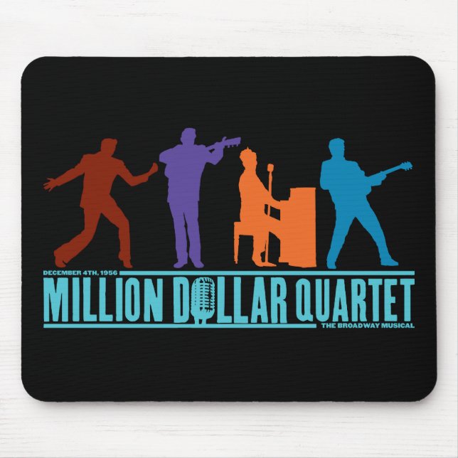 Tapis De Souris Million de quartet du dollar sur l'étape (Devant)