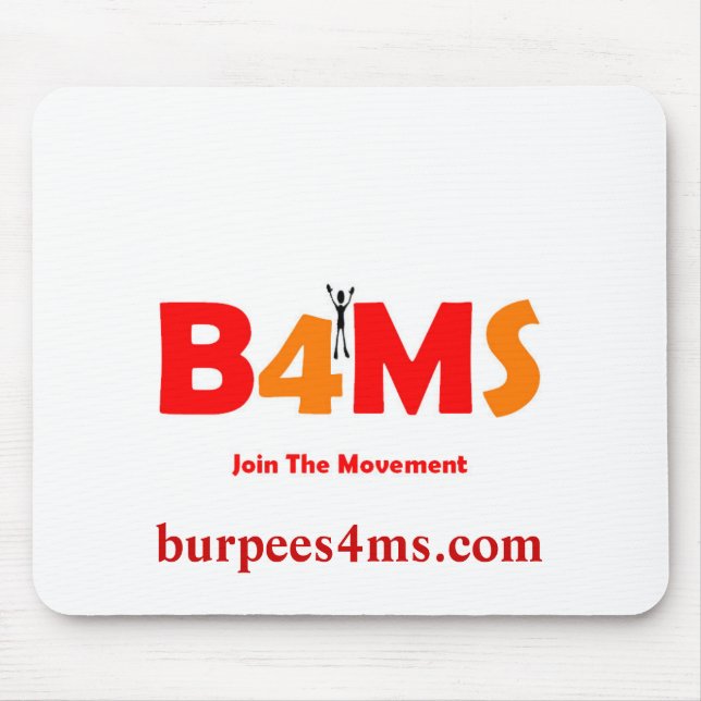 Tapis De Souris Milliseconde Mousepads de Burpees 4 (Devant)