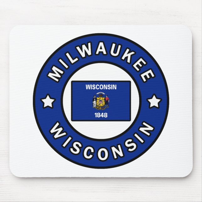 Tapis De Souris Milwaukee Wisconsin (Devant)