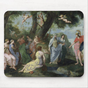 Tapis De Souris Minerva avec les Muses