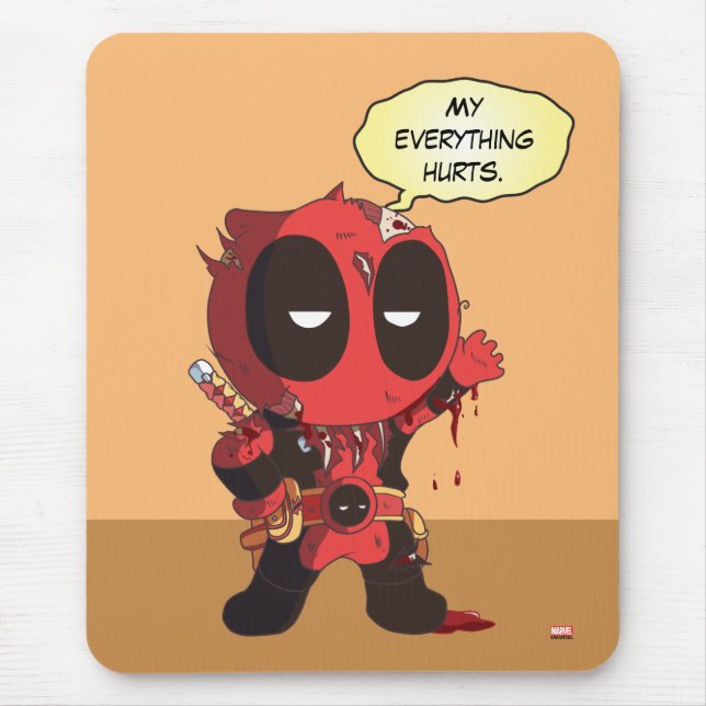 Tapis De Souris Mini Survivant de Deadpool (Devant)