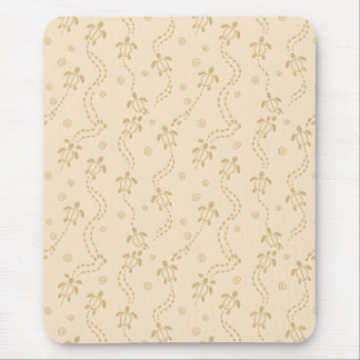 Tapis De Souris Minimal Turtle Trail Pattern