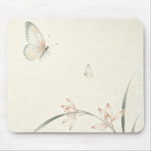 Tapis de souris minimaliste à motif de gongbi orie