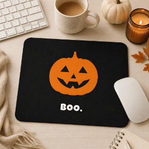 Tapis De Souris Minimaliste BOO. Citrouille – Halloween minimalist