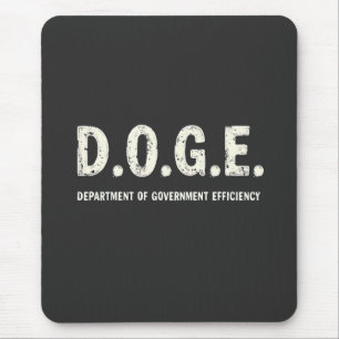 Tapis De Souris Ministère De L'Efficacité Gouvernementale Chien De